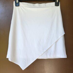 Small G White Mini Skirt XXS